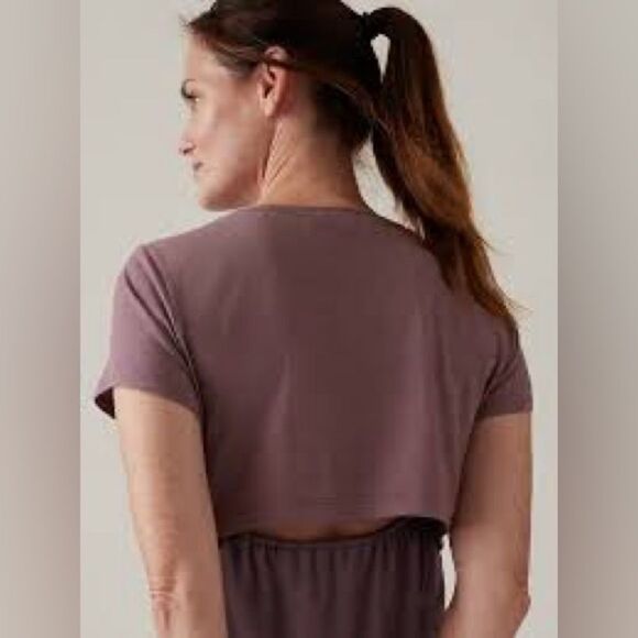 Athleta Air Out Cinch Tee - Small - Picture 1 of 4